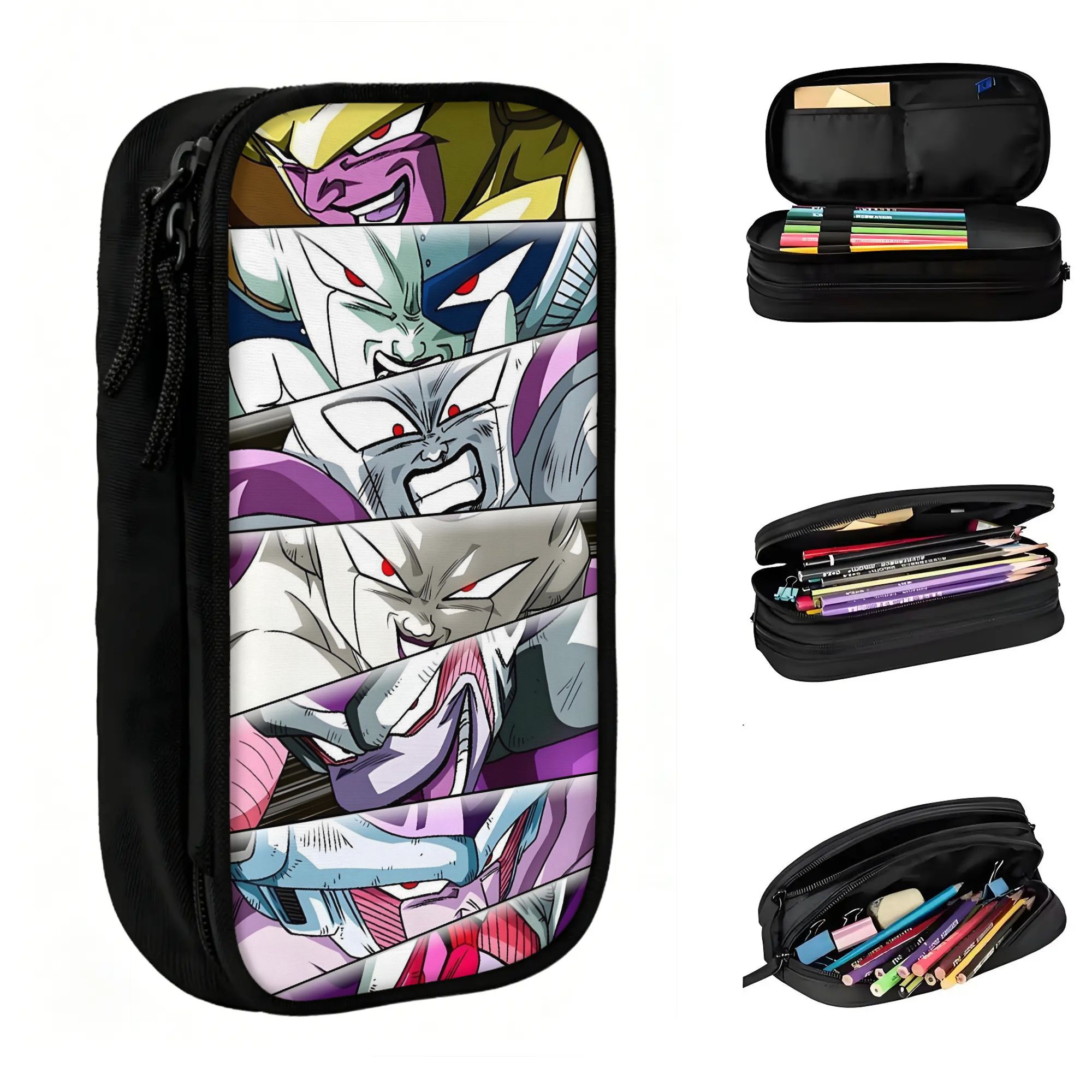 School Supplies - Kotak Pensil Kartun Frieza Manga Kustom