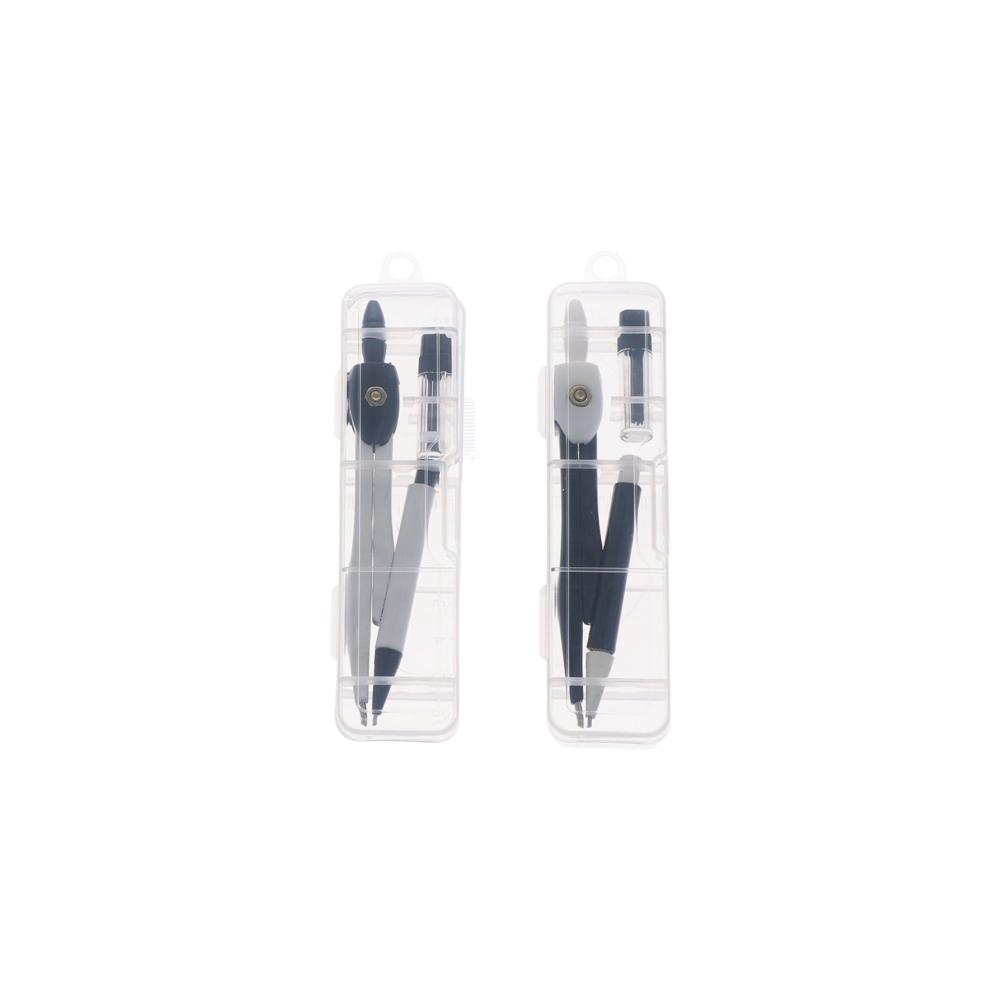 Math Geometry Set With Compass - Dilengkapi dengan Isi Ulang Pensil, Kompas,