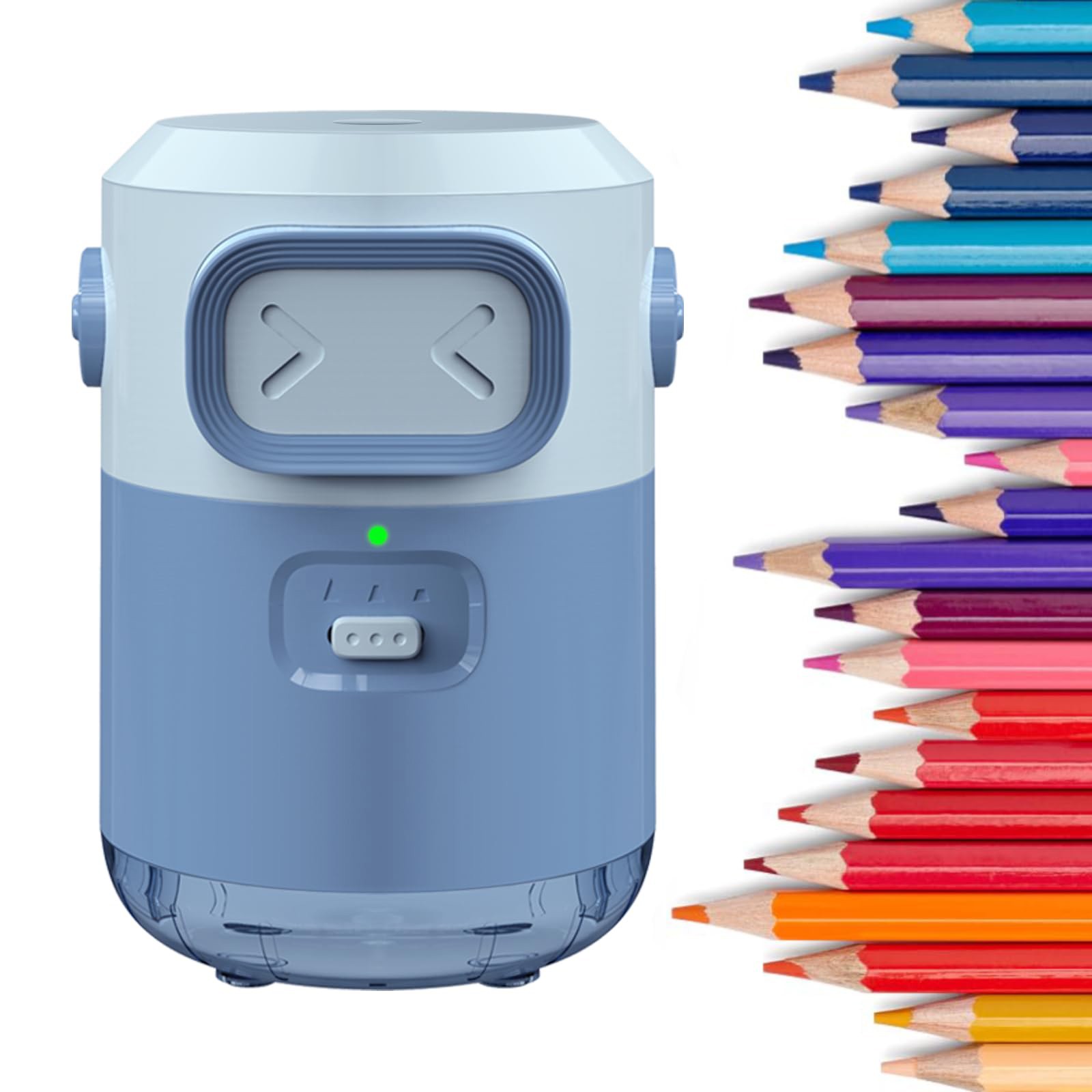 Electric Pencil Sharpener Usb - Pengasah Pensil Elektrik Otomatis Penuh 2000mAh