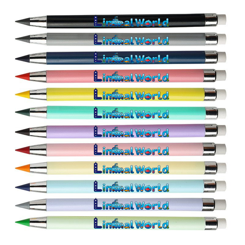 Writing Tools - 12 buah pensil abadi berwarna bertema