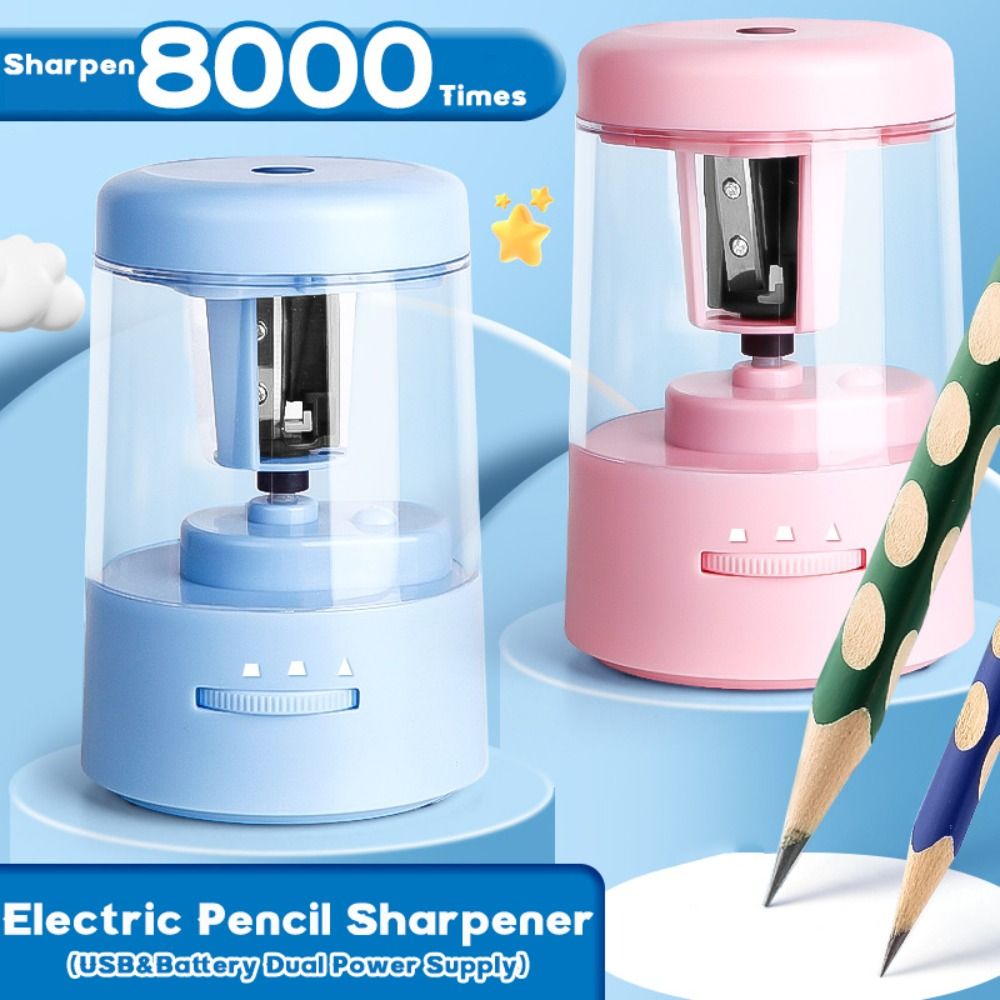 Pengasah Pensil Elektrik Tiga  - Electric Pencil Sharpener Usb ulasan dan harga