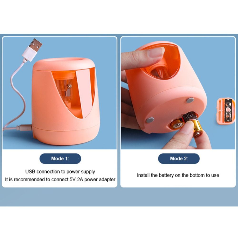 Perlengkapan Kantor Sekolah de - Electric Pencil Sharpener Usb ulasan dan harga