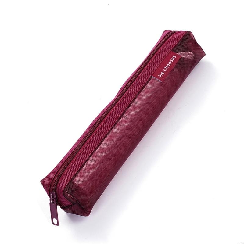 CORA Kotak Pensil Jaring Benin - Clear Mesh Pencil Pouch For Exam ulasan dan harga