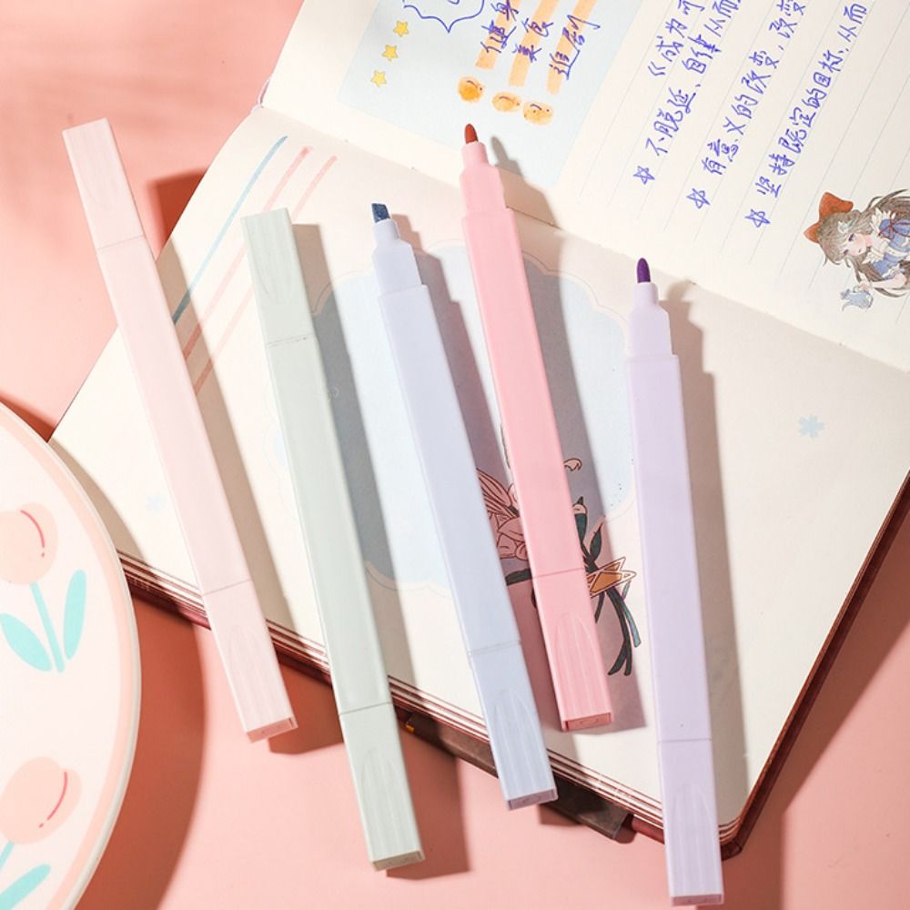 Pena Stabilo Berkepala Ganda P - Pastel Highlighter Set Double Ended ulasan dan harga