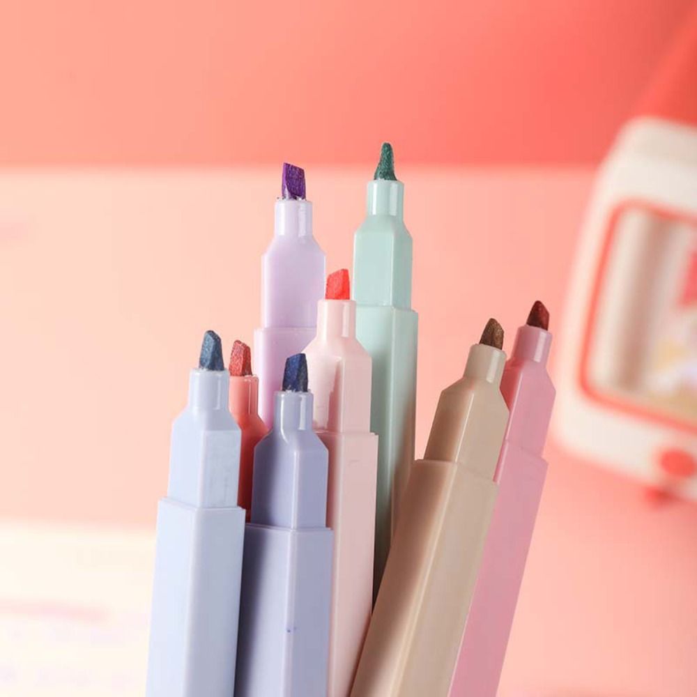 Pena Stabilo Berkepala Ganda P - Pastel Highlighter Set Double Ended ulasan dan harga
