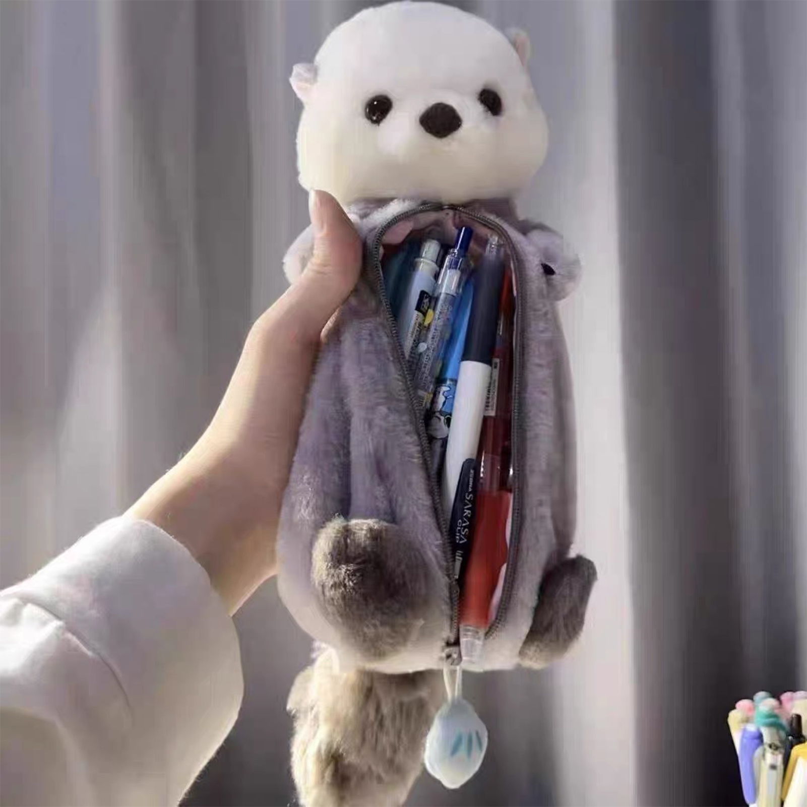 Tempat Pensil Boneka Plush Kre - Stationery ulasan dan harga