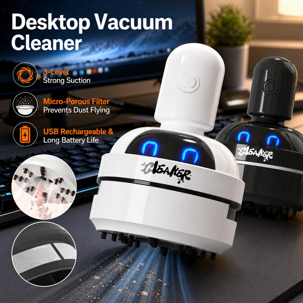 Penyedot Debu Mini Portabel Be - Mini Desktop Vacuum Cleaner For Eraser Dust ulasan dan harga