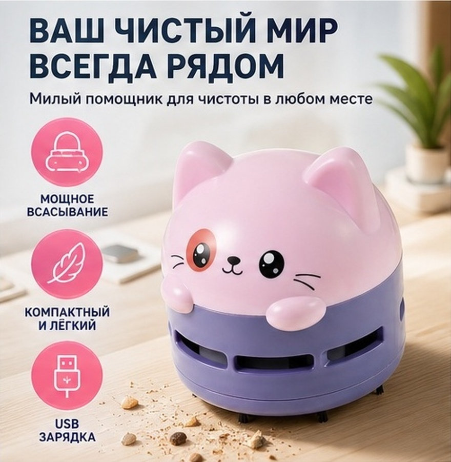 Penyedot Debu Mini untuk Meja, - Mini Desktop Vacuum Cleaner For Eraser Dust ulasan dan harga