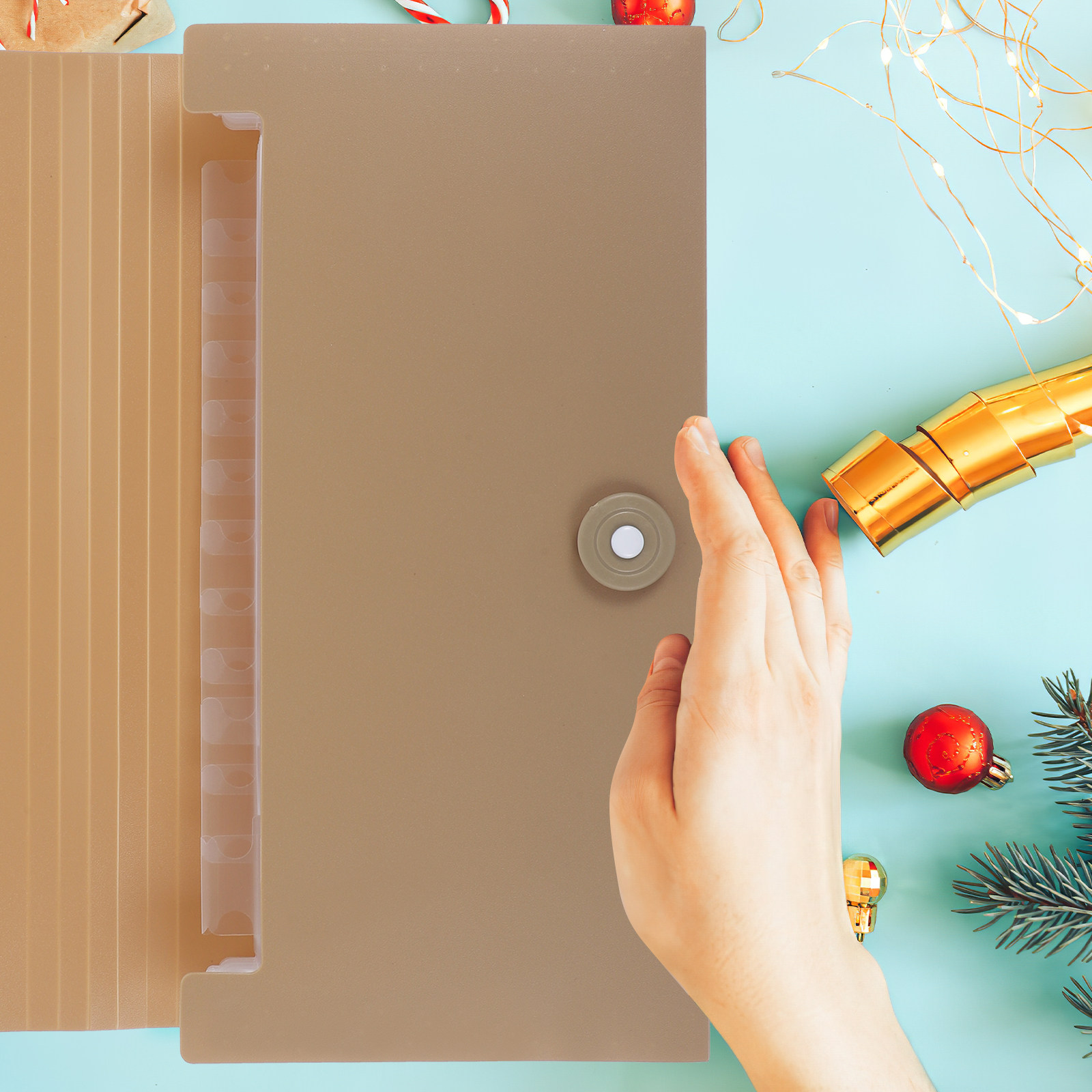 13 Kantong, Folder Berkas yang - Expandable Accordion File Folder 13 Pockets ulasan dan harga